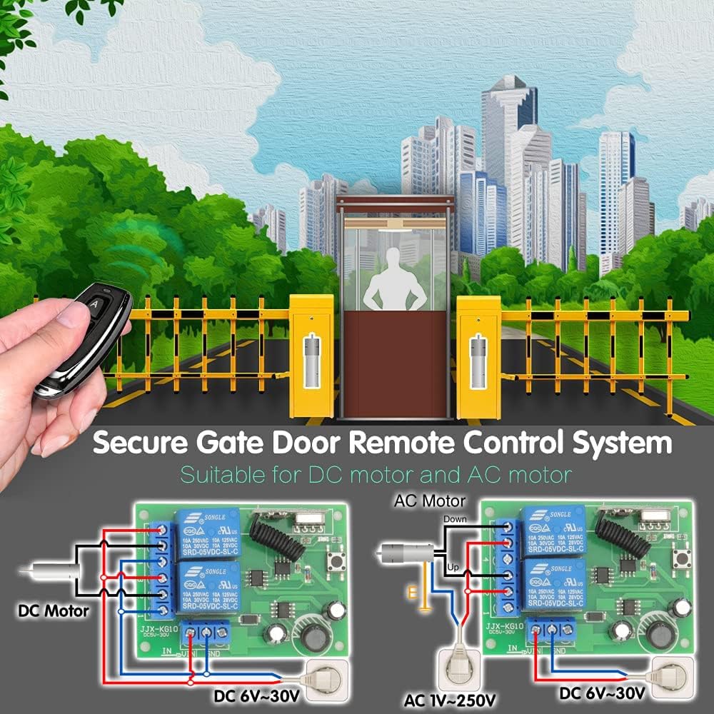 433 Mhz Universal Gate Remote  - 433Mhz Receiver Module recension och pris
