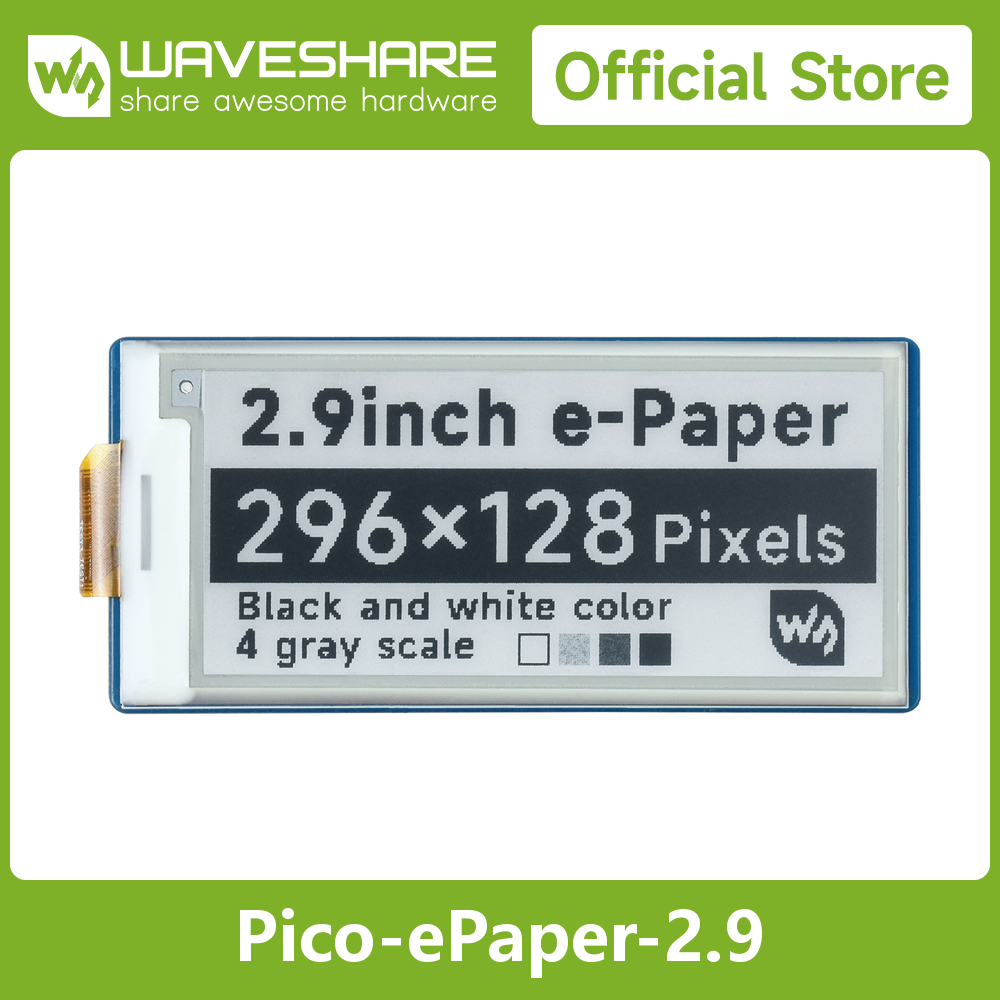 Waveshare 2.9inch E-Paper E-In - Display Epaper 2.9 recension och pris