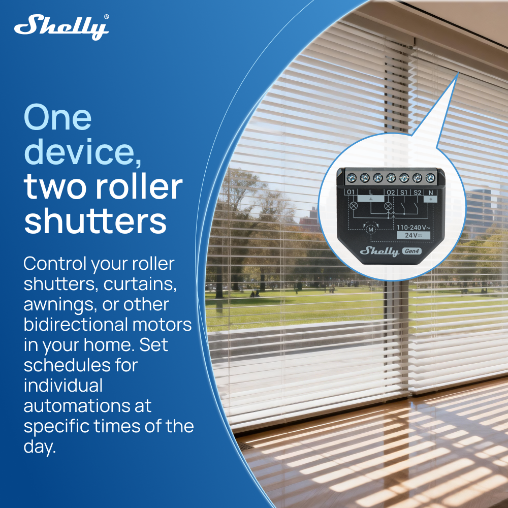 Shelly 2PM Gen4 Zigbee 2 Chann - Shelly Relay Module recension och pris