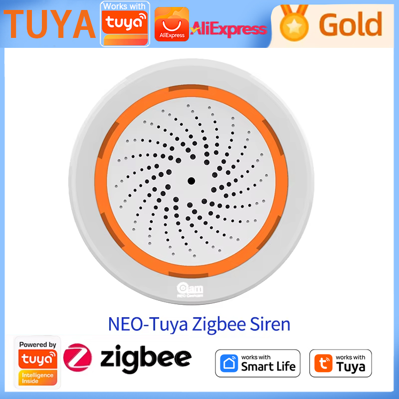 NEO-Tuya Zigbee Siren Gateway  - Home Automation Ideas recension och pris