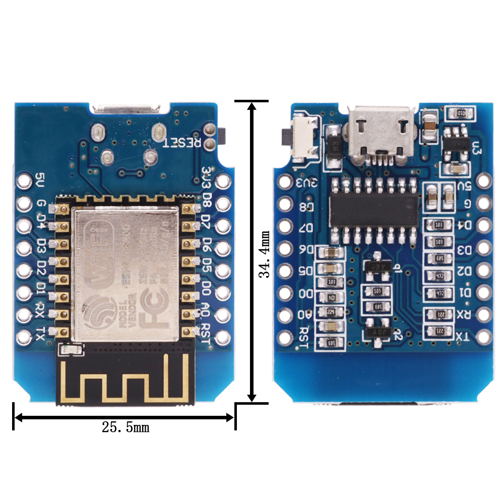 WeMos D1 Mini Pro V3.0 NodeMcu - Esp8266 Nodemcu Board recension och pris