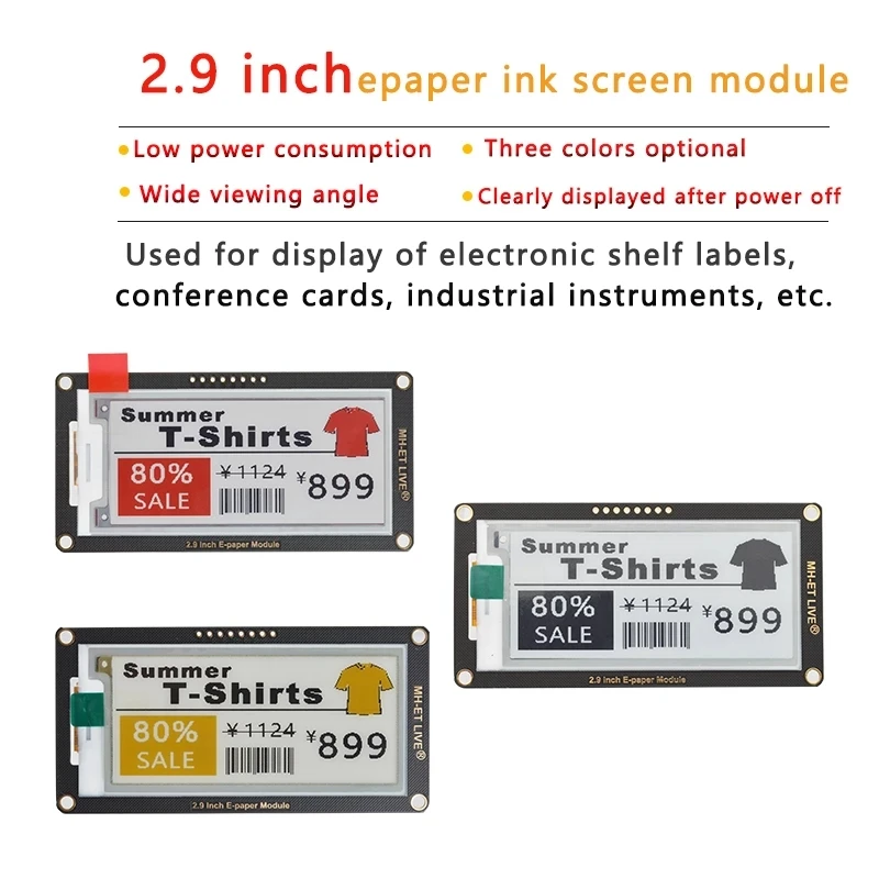 Inch Epaper Module E-paper E-I - Display Epaper 2.9 recension och pris