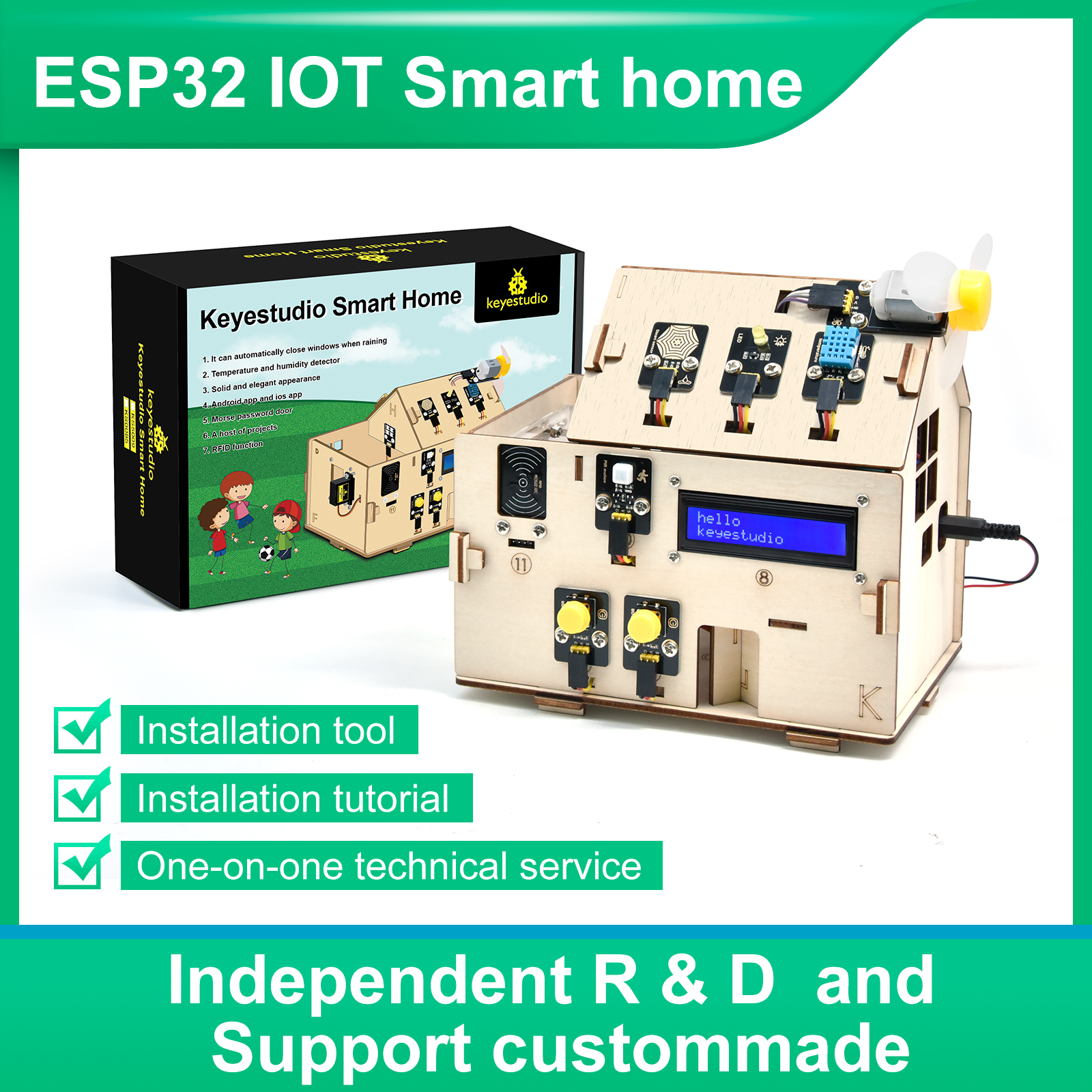 DIY Smart Home kit ESP32 Start - Home Automation Diy Projects recension och pris