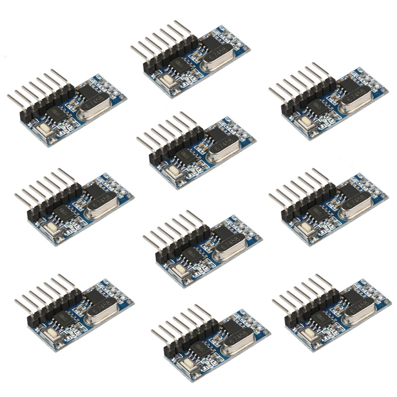 ABKQ-10PCS 433Mhz RF Receiver  - 433Mhz Receiver Module recension och pris