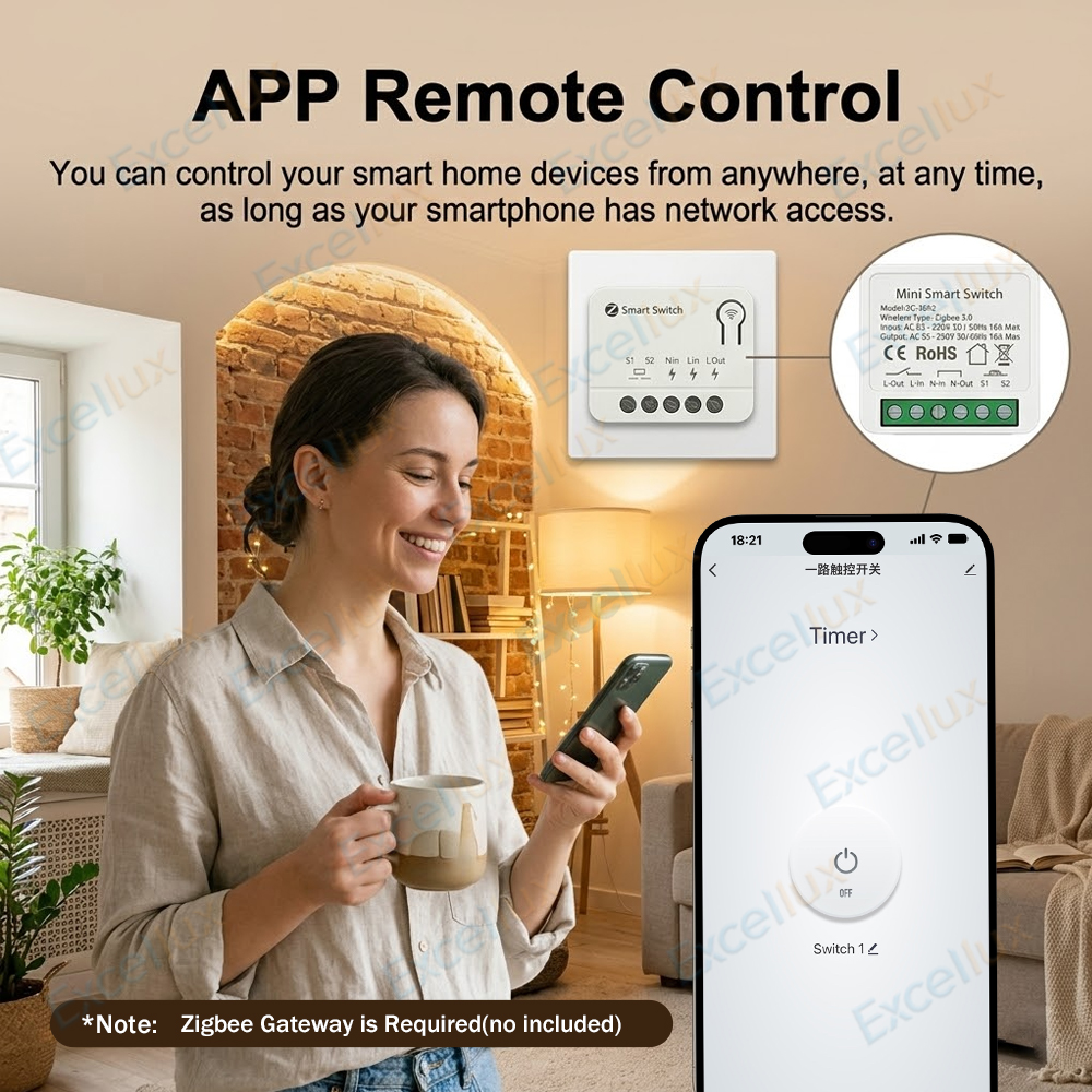 Zigbee 3.0 Mini Smart Switch D - Diy Home Automation Controller recension och pris