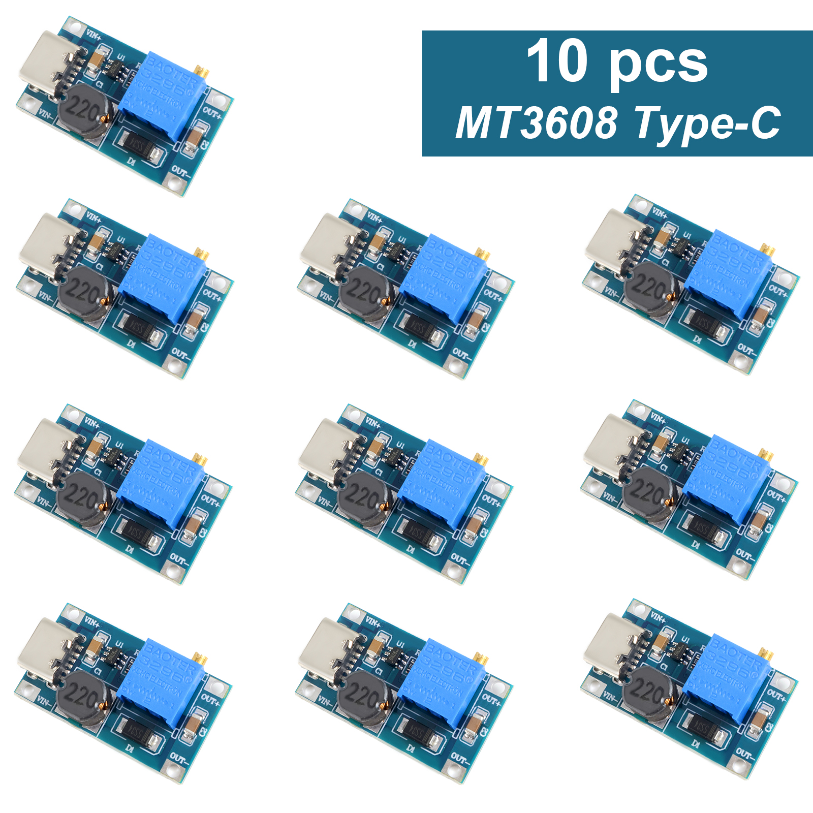 1-10pcs MT3608 DC-DC Step Up C - Home Automation Arduino recension och pris