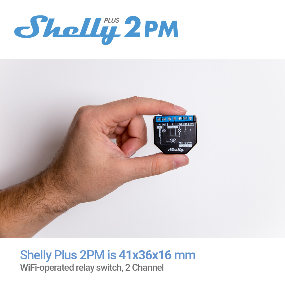 Shelly Plus 2PM Smart Home WiF - Shelly Relay Module recension och pris