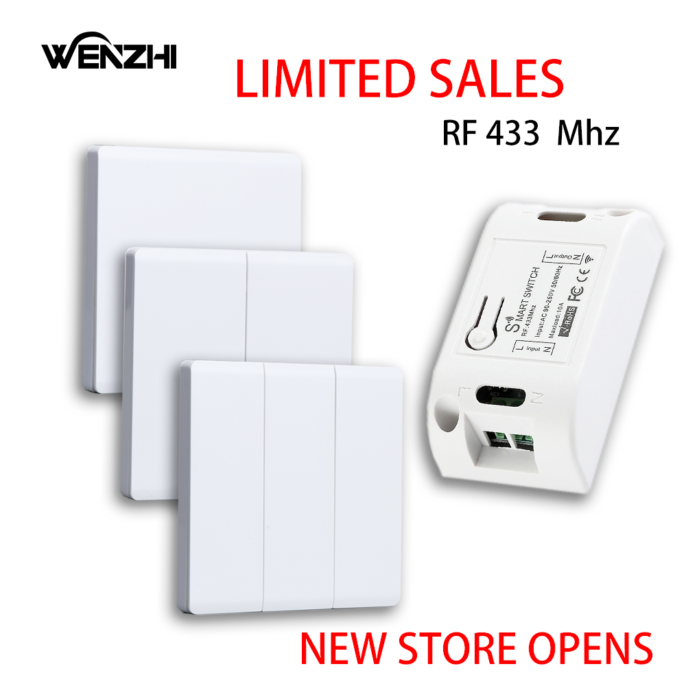 DIY RF 433Mhz Wireless Switch  - Home Automation Panel Diy recension och pris