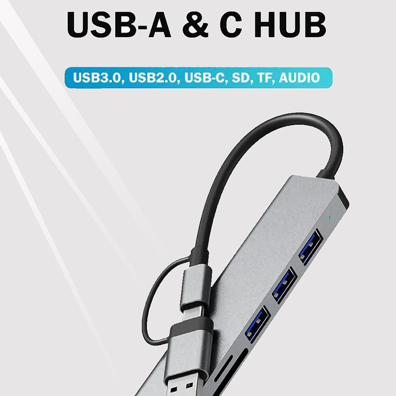 Type C Hub USB Splitter 8 In 1 - Home Assistant Sd recension och pris