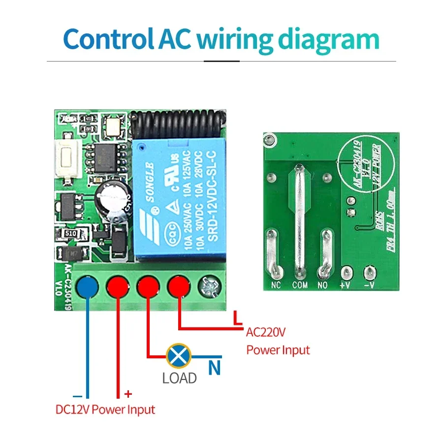RF433MHz Wireless Switch Build - 433Mhz Receiver Module recension och pris