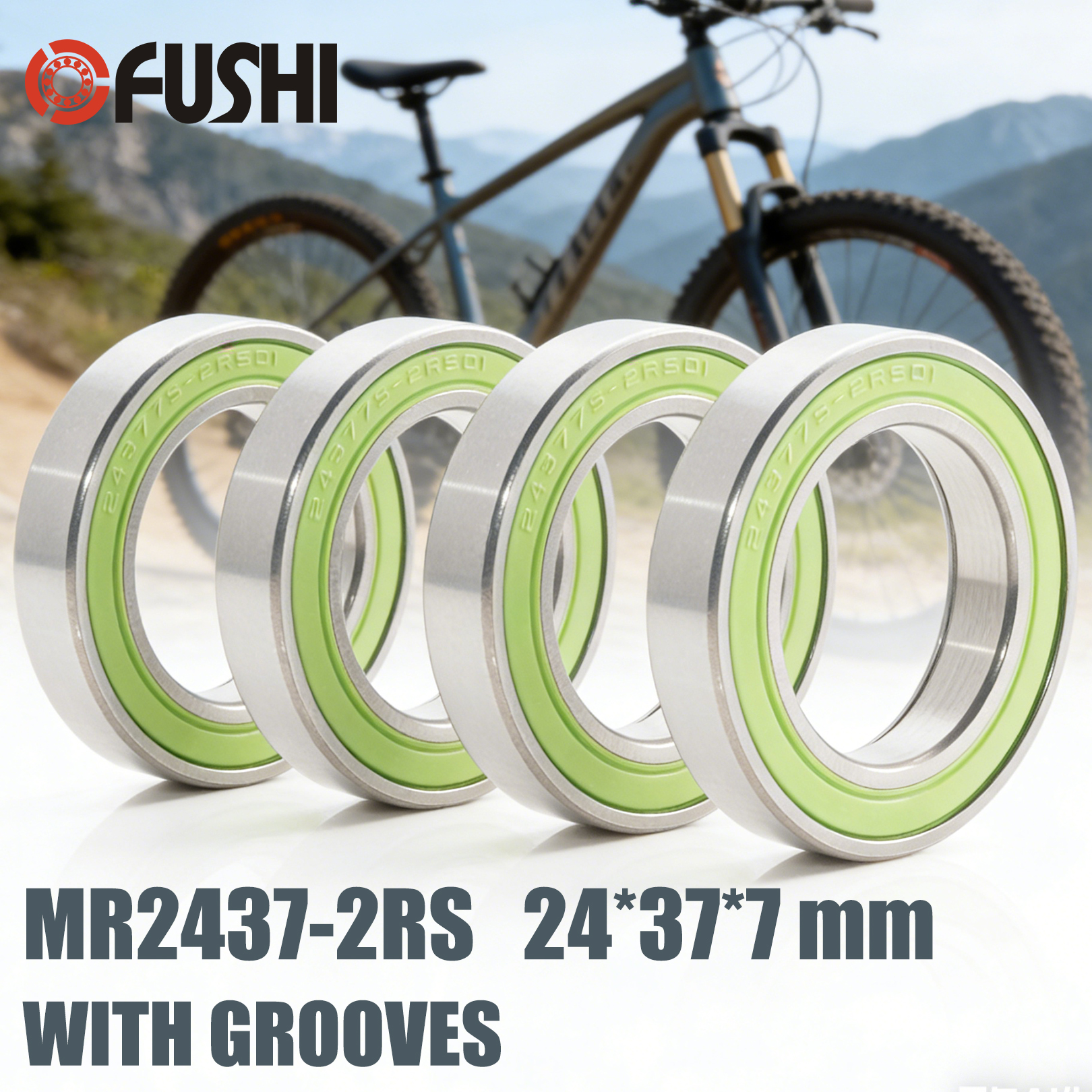 4Pcs MR2437-2RS Bearing 24*37* - Matter Hub Thread recension och pris