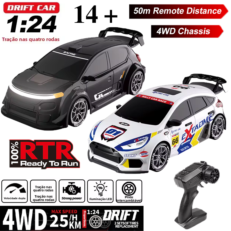 4WD RC 1/24 Remote Control Rac - Home Automation Tutorial recension och pris