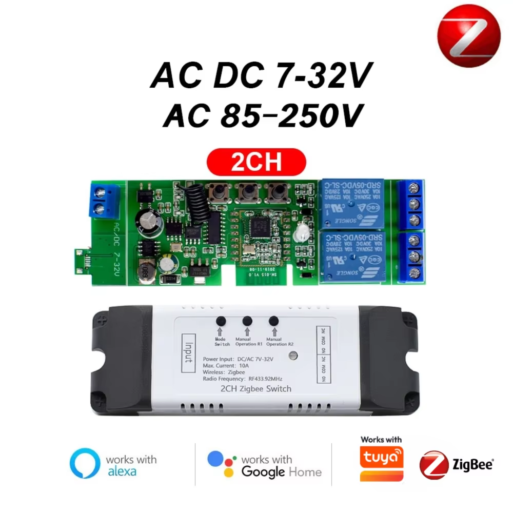 1CH 2CH 4CH 7V 12V 24V 220V Zi - 433Mhz Receiver Module recension och pris