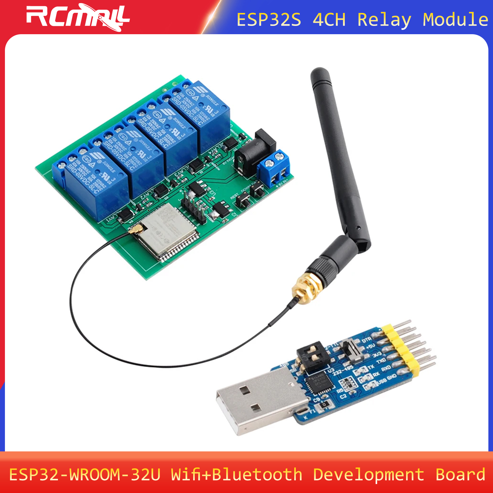 ESP32S 4CH Relay Module ESP32  - Home Automation Arduino recension och pris