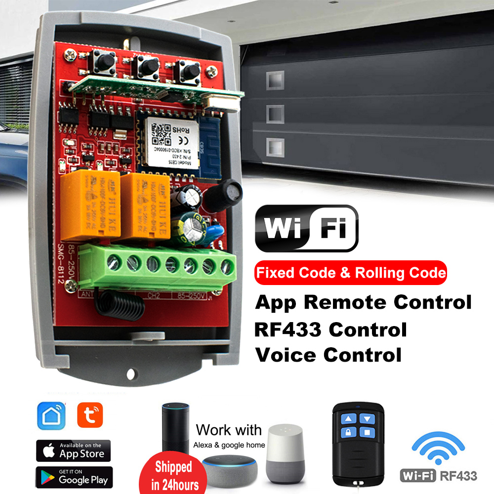 Tuya Auto Gate Control Opener  - 433Mhz Receiver Module recension och pris