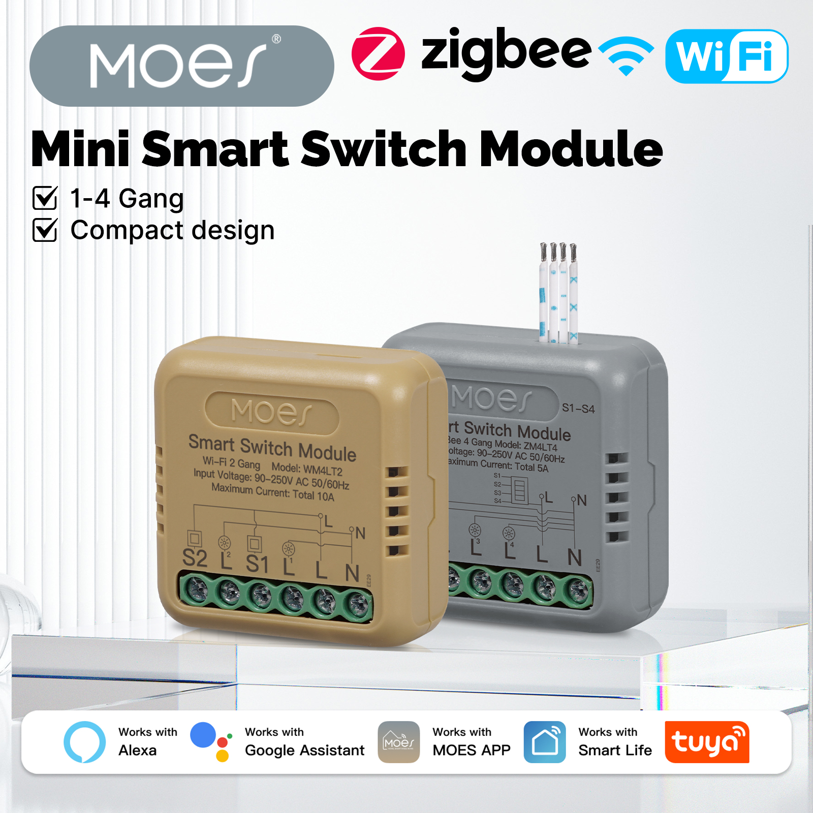 MOES Tuya WiFi Zigbee Mini DIY - Home Automation Ideas recension och pris