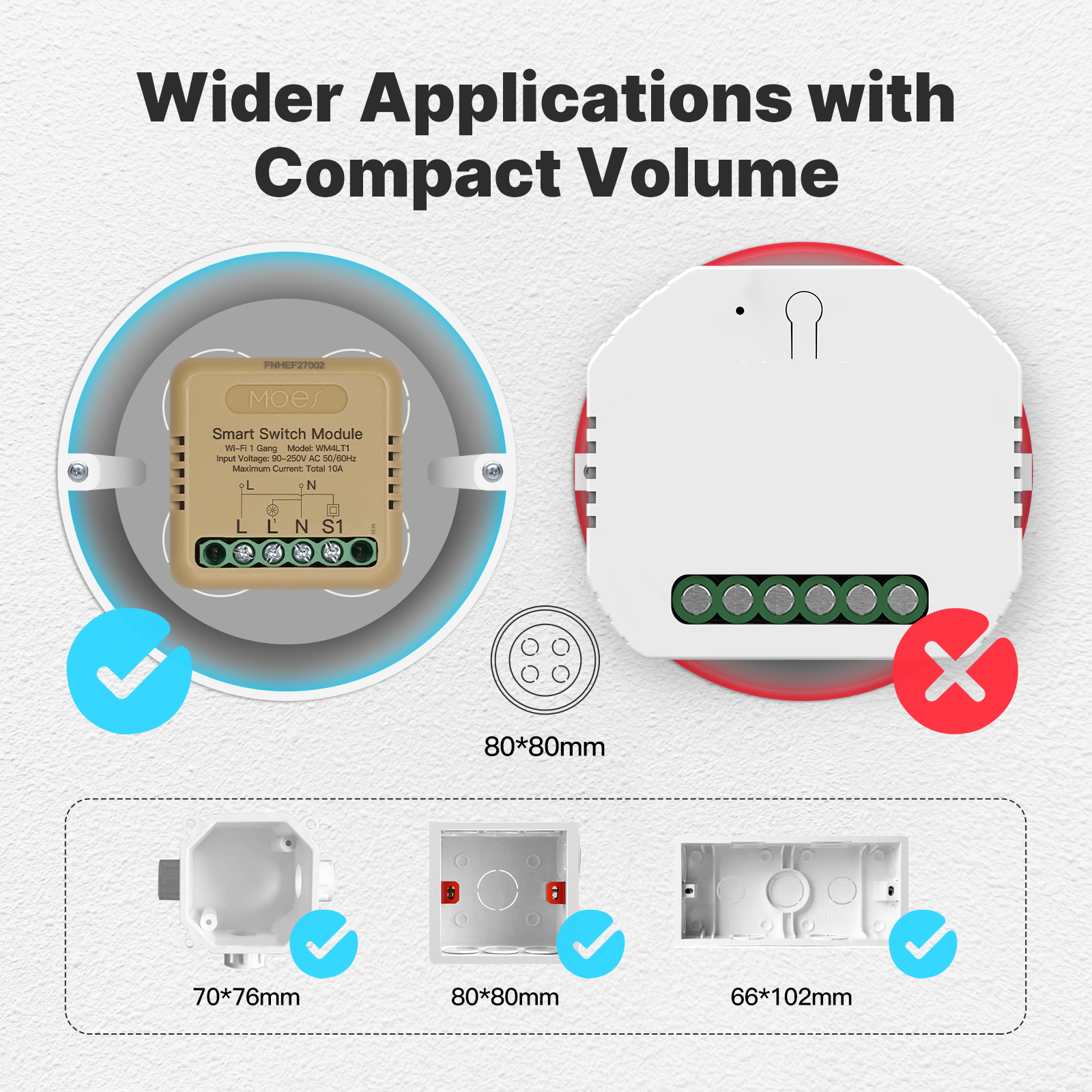 MOES Tuya WiFi Zigbee Mini DIY - Home Automation Ideas recension och pris