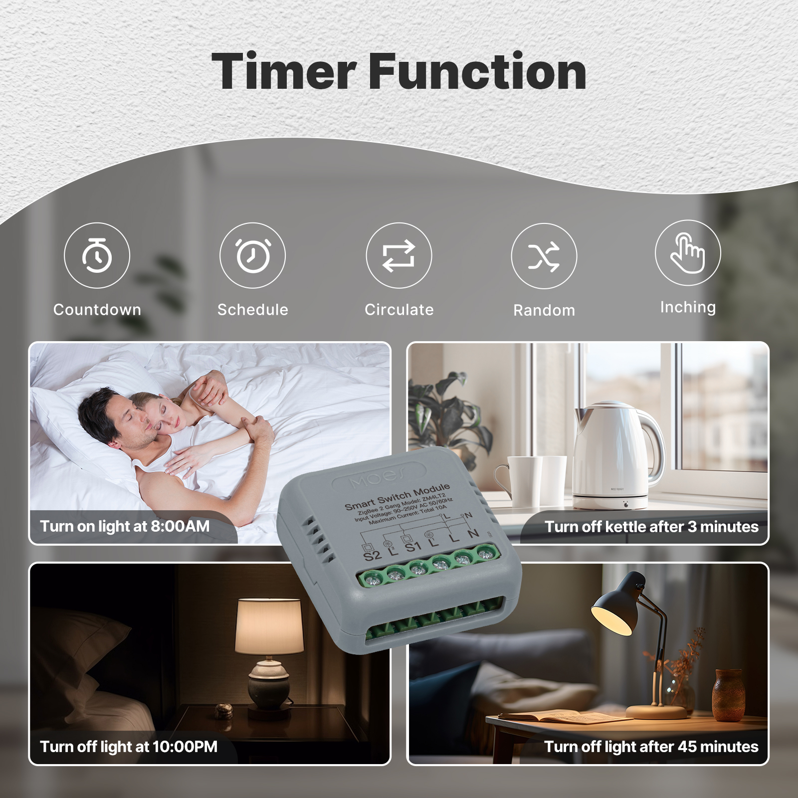 MOES Tuya WiFi Zigbee Mini DIY - Home Automation Ideas recension och pris