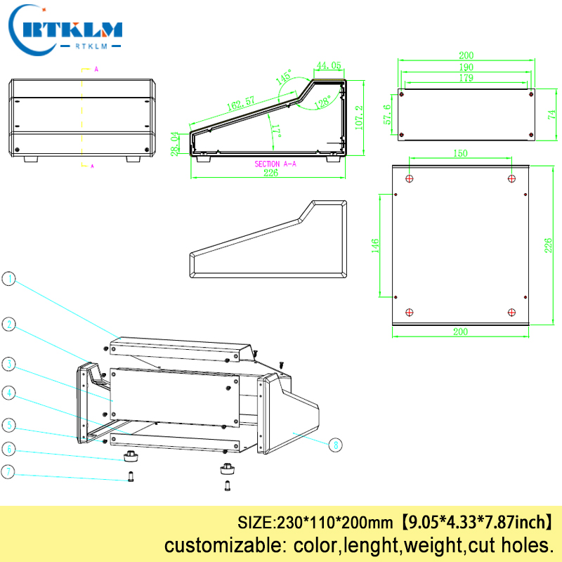 DIY Iron Electric Box 230x110x - Home Automation Diy Projects recension och pris
