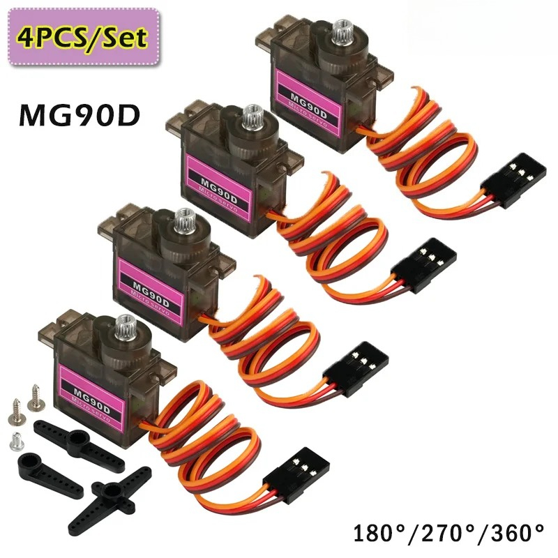 4CPS/Set 9g MG90D Micro Digita - Diy Automation recension och pris