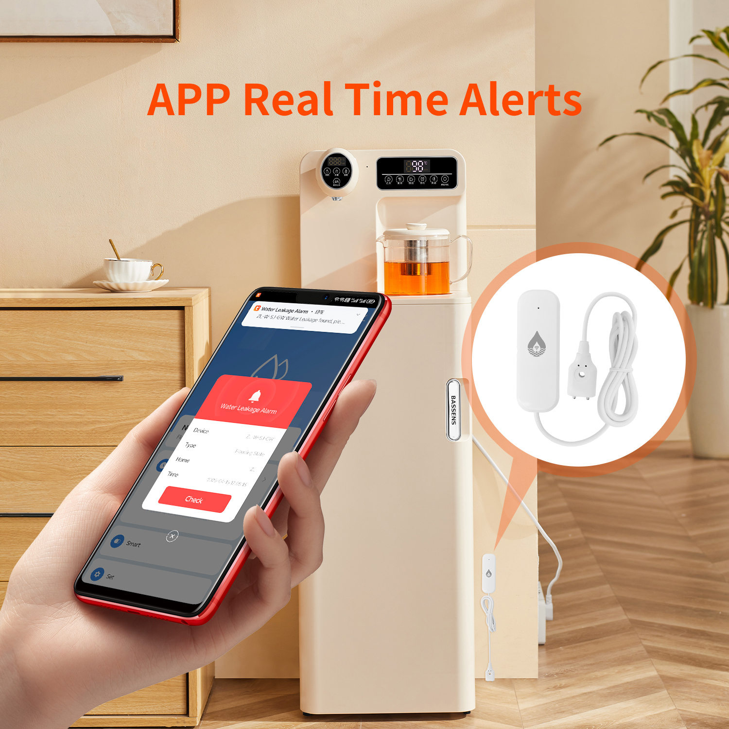YFK Tuya WiFi Water Leakage Se - Home Automation Ideas recension och pris