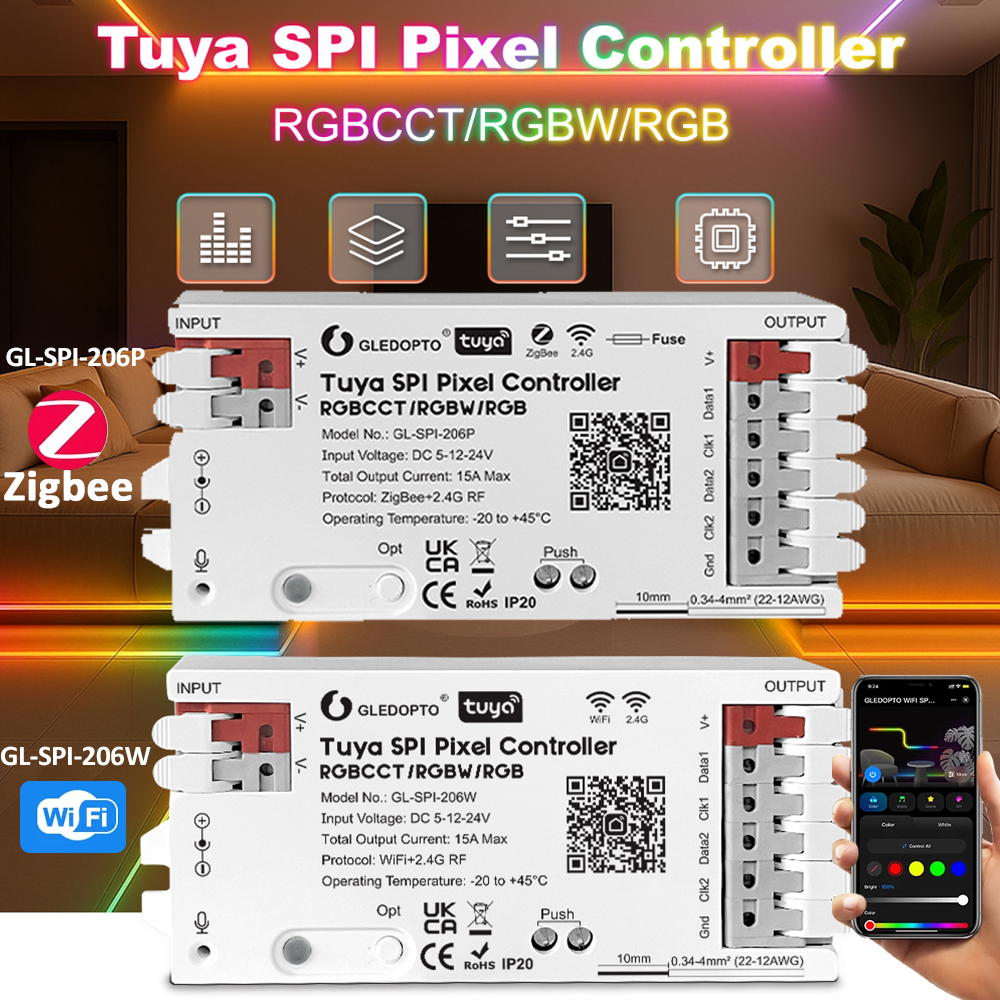 Tuya SPI Pixel LED Controller  - Zigbee Coordinator Stick recension och pris