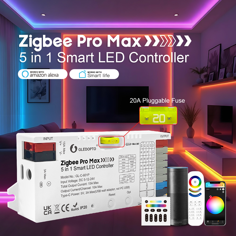 GLEDOPTO ZigBee 3.0 Pro Max 5- - Zigbee Coordinator Stick recension och pris