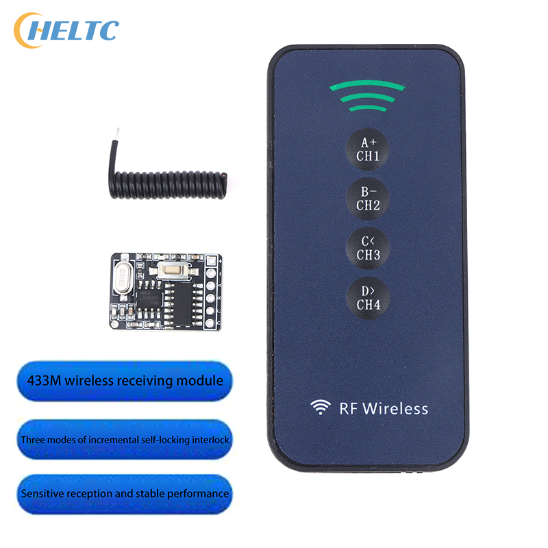 DC3-5V 433Mhz Wireless Remote  - 433Mhz Receiver Module recension och pris