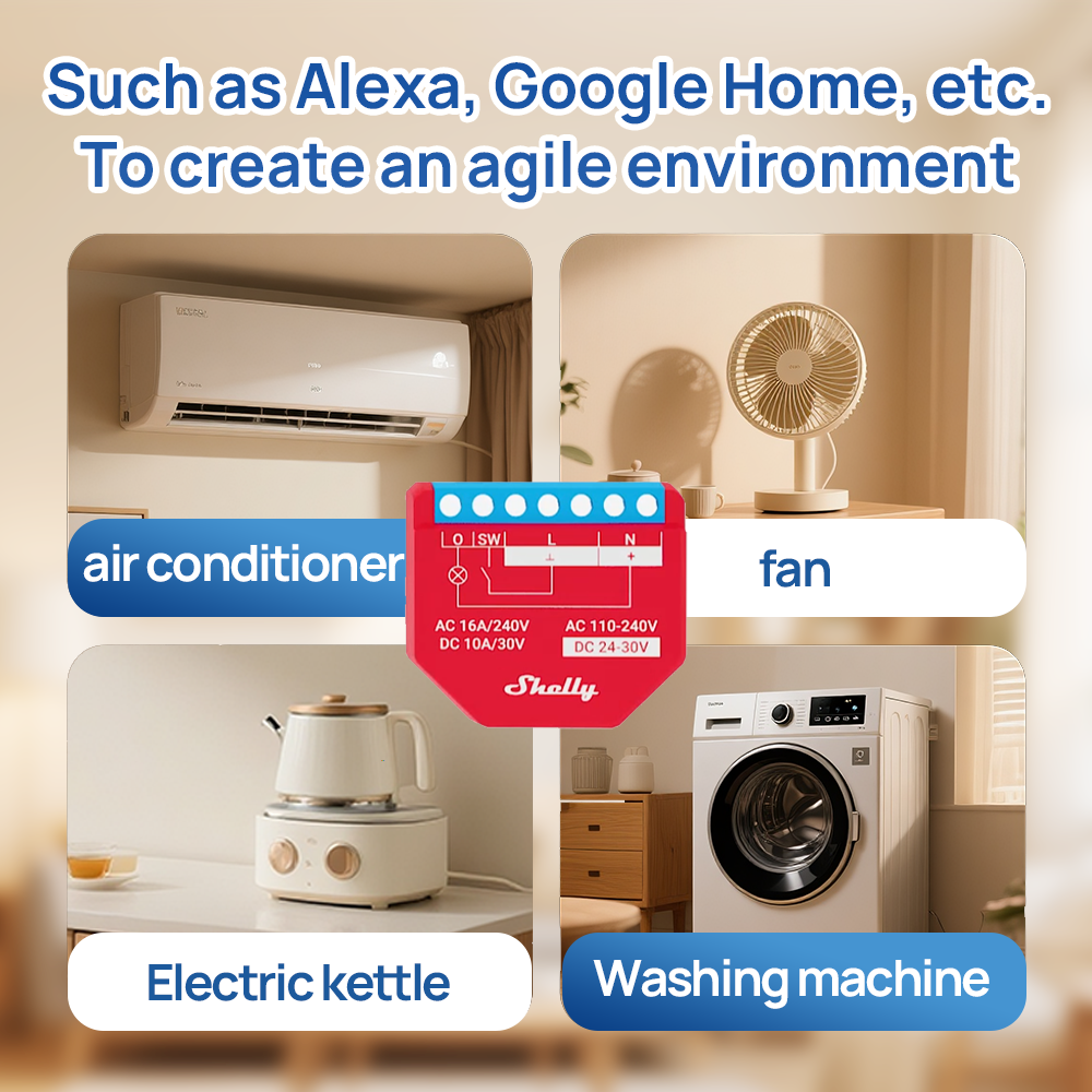 Shelly Plus 1PM Smart Home Lif - Shelly Relay Module recension och pris