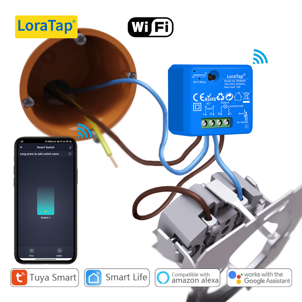 Tuya Smart Life WiFi Socket Ti - Diy Home Automation Controller recension och pris