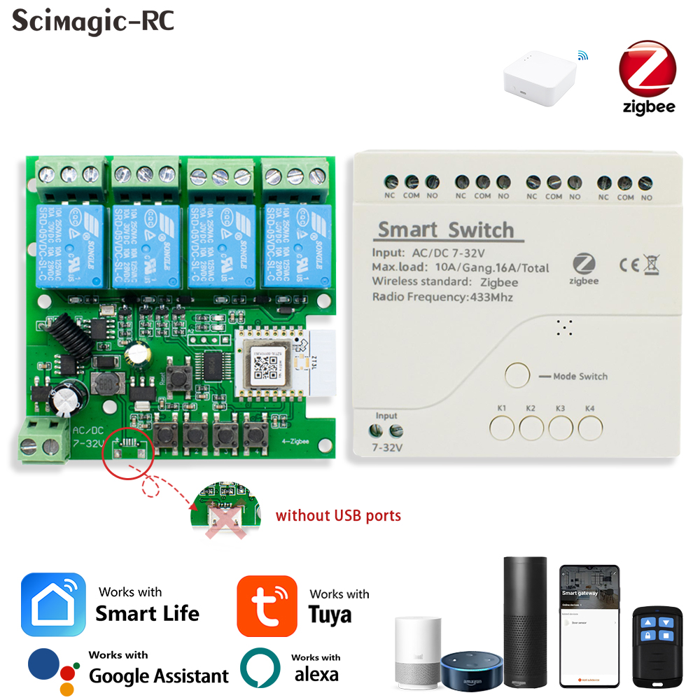 Zigbee Smart Switch Wifi Relay - Home Automation Ideas recension och pris
