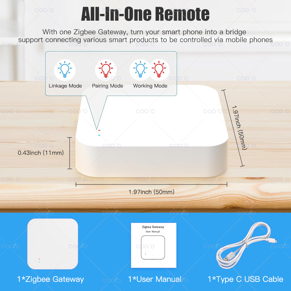 Zigbee 3.0 Gateway Hub Smart H - Home Automation Ideas recension och pris