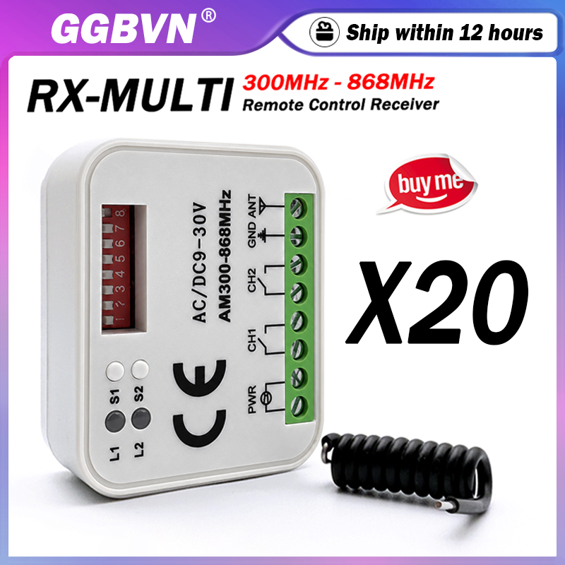 1-20pcs New Universal RX MULTI - 433Mhz Receiver Module recension och pris