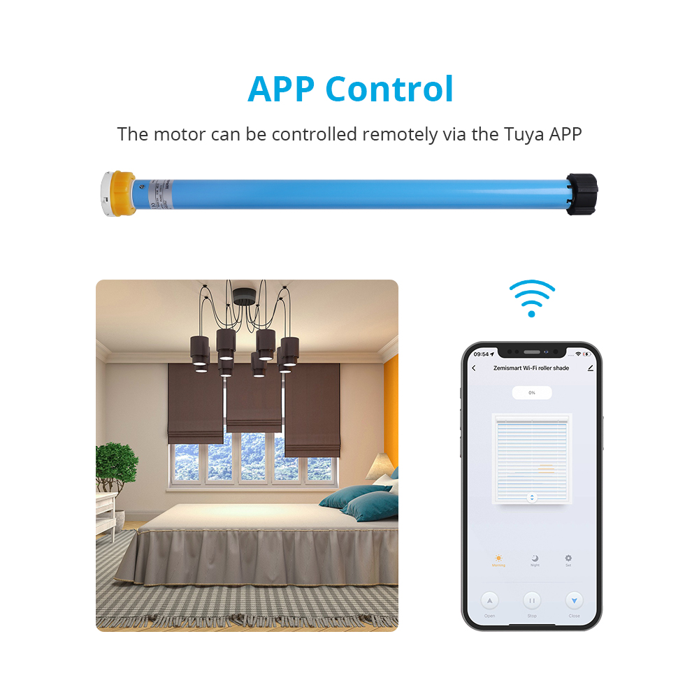 Zemismart WiFi Electric Roller - Matter Hub Thread recension och pris