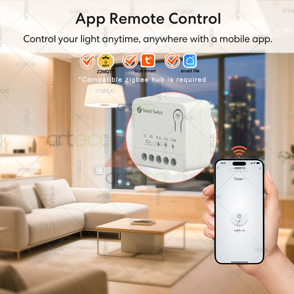 Zigbee Mini Breaker DIY Smart  - Diy Home Automation Controller recension och pris
