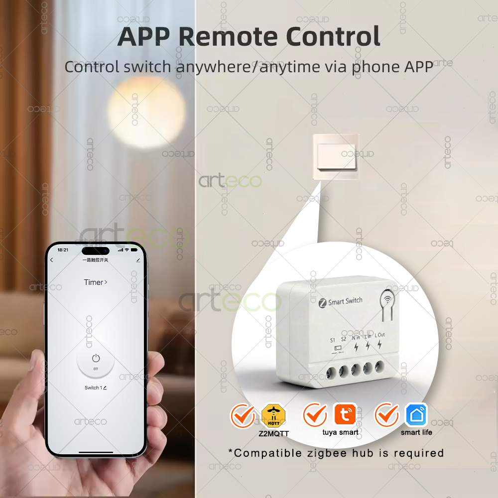 10A Zigbee Mini Smart Switch M - Diy Home Automation Controller recension och pris