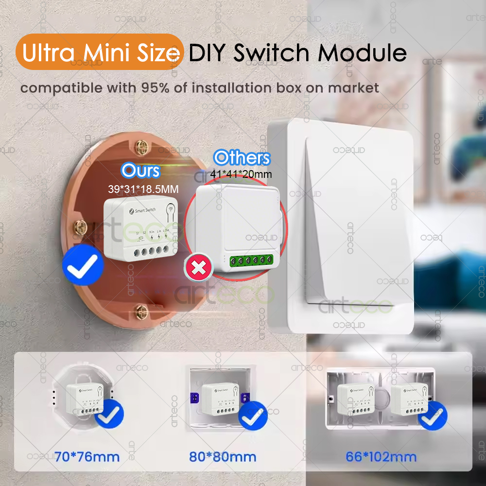 10A Zigbee Mini Smart Switch M - Diy Home Automation Controller recension och pris