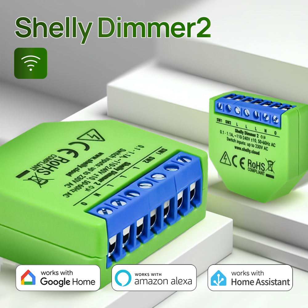 Shelly Dimmer 2 Smart Switch M - Shelly Relay Module recension och pris